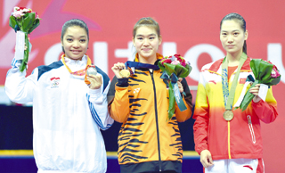 Tai delivers Malaysia's first gold